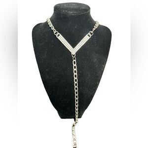 Cute women diamond approximately 20.5” long ‎ necklace adjustable